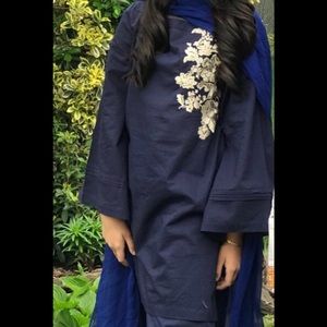 Mausamry 2 peice suit  embroidered trousser /shirt